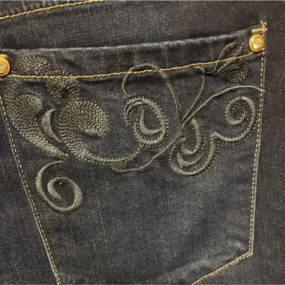 NWT Women’s Plus Size 20 Suzanne Betro High Rise Skinny Jeans Dark Wash - Picture 6 of 7